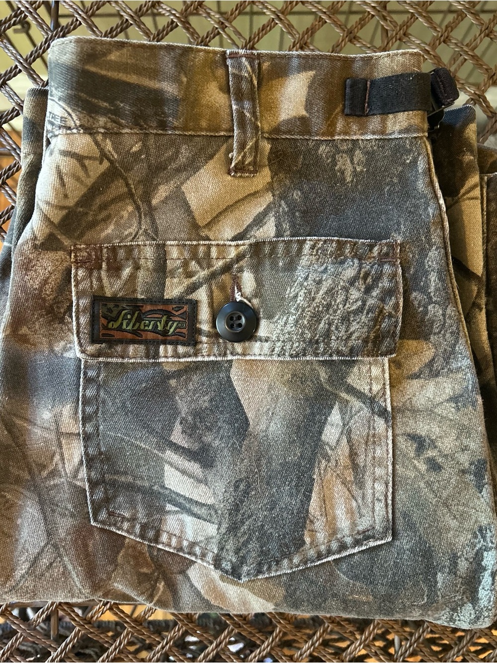 VTG 90’s Liberty Realtree Hardwoods Camo Camouflage Cargo Pants Youth Sz 16/18
